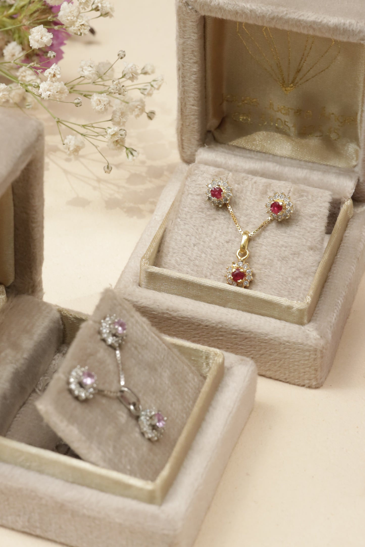 Aretes Lucía — Rubí