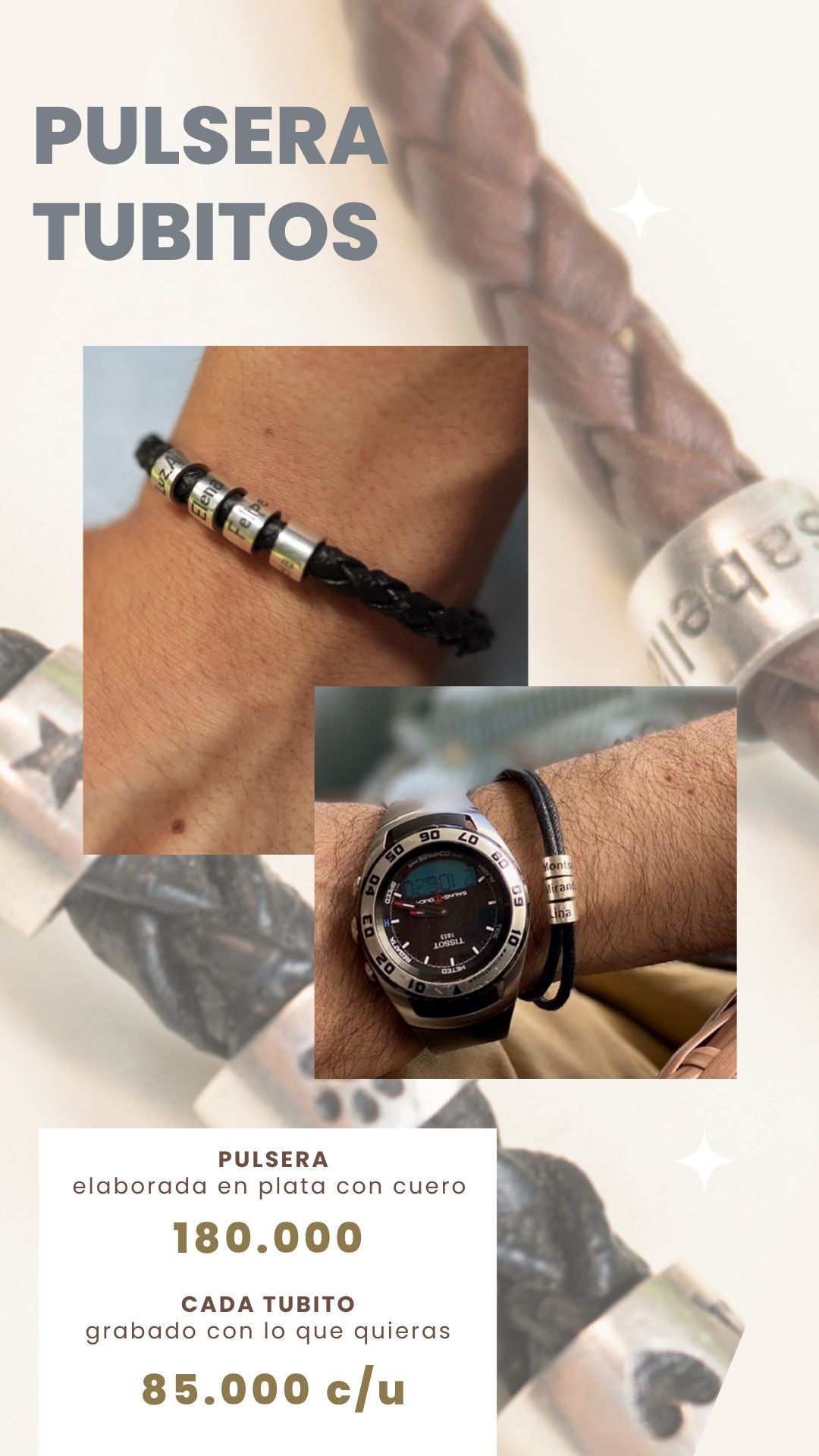 Pulsera Tubitos