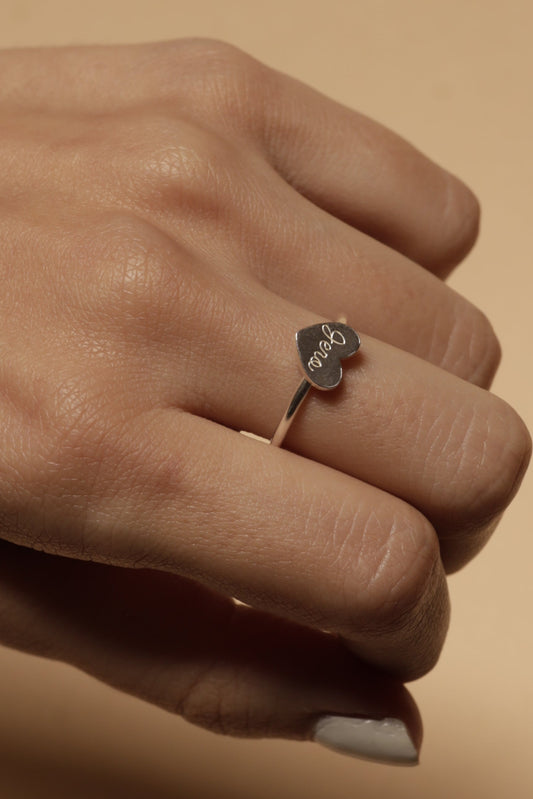 Anillo corazón
